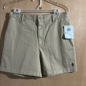NWT Ralph Lauren Tan Bermudas Classic Cotton Style